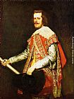 Philip IV at Fraga by Diego Rodriguez de Silva Velazquez